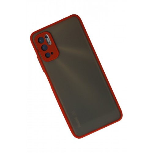 Newface Xiaomi Redmi Note 10 5G Kılıf Montreal Silikon Kapak - Kırmızı Newface Xiaomi Redmi Note 10 5G Kılıf Montreal Silikon Kapak - Kırmızı