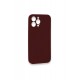 Newface iPhone 13 Pro Kılıf Lansman Legant Silikon - Bordo Newface iPhone 13 Pro Kılıf Lansman Legant Silikon - Bordo