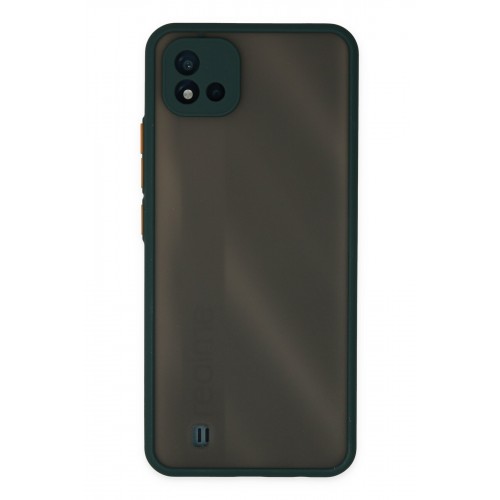 Newface Realme C11 2021 Kılıf Montreal Silikon Kapak - Yeşil Newface Realme C11 2021 Kılıf Montreal Silikon Kapak - Yeşil