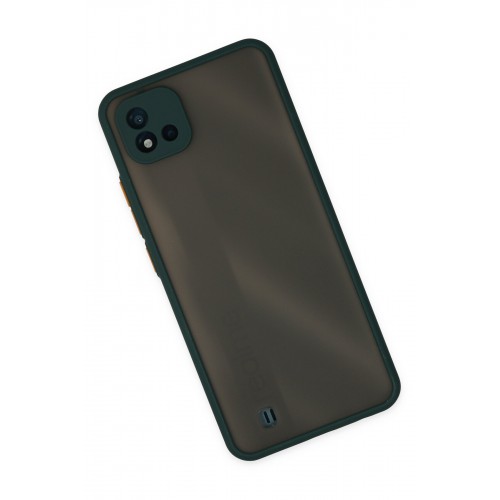 Newface Realme C11 2021 Kılıf Montreal Silikon Kapak - Yeşil Newface Realme C11 2021 Kılıf Montreal Silikon Kapak - Yeşil