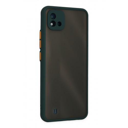 Newface Realme C11 2021 Kılıf Montreal Silikon Kapak - Yeşil Newface Realme C11 2021 Kılıf Montreal Silikon Kapak - Yeşil