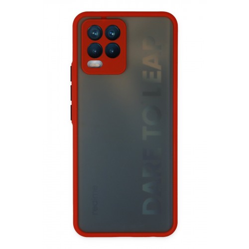 Newface Realme 8 Pro Kılıf Montreal Silikon Kapak - Kırmızı Newface Realme 8 Pro Kılıf Montreal Silikon Kapak - Kırmızı