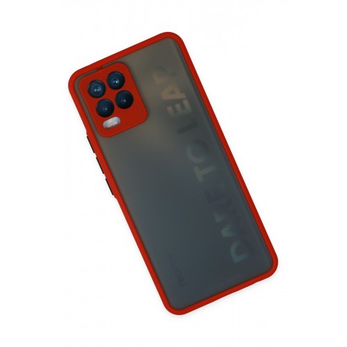 Newface Realme 8 Pro Kılıf Montreal Silikon Kapak - Kırmızı Newface Realme 8 Pro Kılıf Montreal Silikon Kapak - Kırmızı
