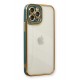 Newface iPhone 12 Pro Kılıf Liva Lens Silikon - Yeşil Newface iPhone 12 Pro Kılıf Liva Lens Silikon - Yeşil
