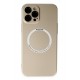 Newface iPhone 12 Pro Max Kılıf Jack Magneticsafe Lens Silikon - Gold Newface iPhone 12 Pro Max Kılıf Jack Magneticsafe Lens Silikon - Gold
