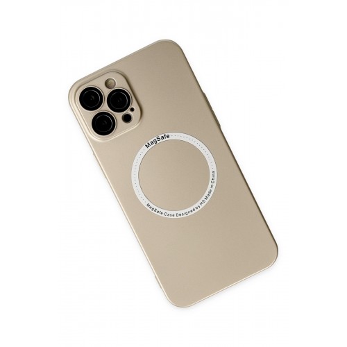 Newface iPhone 12 Pro Max Kılıf Jack Magneticsafe Lens Silikon - Gold Newface iPhone 12 Pro Max Kılıf Jack Magneticsafe Lens Silikon - Gold
