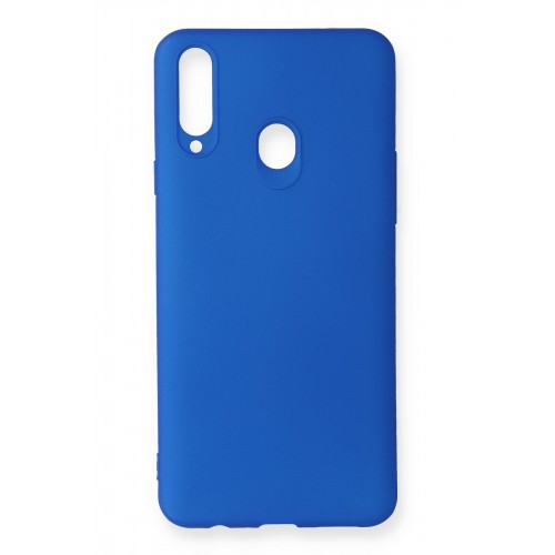 Newface Samsung Galaxy A20S Kılıf Premium Rubber Silikon - Mavi Newface Samsung Galaxy A20S Kılıf Premium Rubber Silikon - Mavi