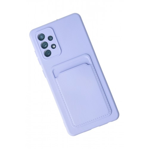 Newface Samsung Galaxy A32 Kılıf Kelvin Kartvizitli Silikon - Lila Newface Samsung Galaxy A32 Kılıf Kelvin Kartvizitli Silikon - Lila