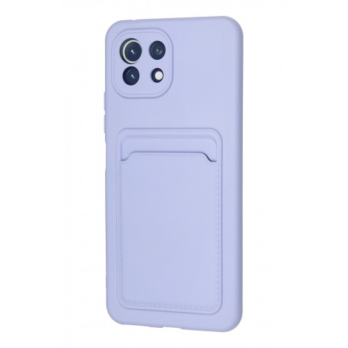 Newface Xiaomi Mİ 11 Lite Kılıf Kelvin Kartvizitli Silikon - Lila Newface Xiaomi Mİ 11 Lite Kılıf Kelvin Kartvizitli Silikon - Lila