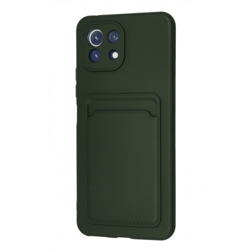 Newface Xiaomi Mİ 11 Lite Kılıf Kelvin Kartvizitli Silikon - Koyu Yeşil Newface Xiaomi Mİ 11 Lite Kılıf Kelvin Kartvizitli Silikon - Koyu Yeşil