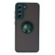 Newface Samsung Galaxy S21 FE Kılıf Montreal Yüzüklü Silikon Kapak - Yeşil Newface Samsung Galaxy S21 FE Kılıf Montreal Yüzüklü Silikon Kapak - Yeşil