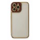 Newface iPhone 13 Pro Kılıf Liva Lens Silikon - Bordo Newface iPhone 13 Pro Kılıf Liva Lens Silikon - Bordo