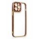 Newface iPhone 13 Pro Kılıf Liva Lens Silikon - Bordo Newface iPhone 13 Pro Kılıf Liva Lens Silikon - Bordo