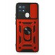 Newface Oppo A15 Kılıf Pars Lens Yüzüklü Silikon - Kırmızı Newface Oppo A15 Kılıf Pars Lens Yüzüklü Silikon - Kırmızı