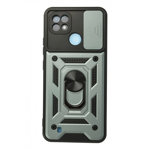 Newface Realme C21 Kılıf Pars Lens Yüzüklü Silikon - Yeşil Newface Realme C21 Kılıf Pars Lens Yüzüklü Silikon - Yeşil