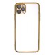 Newface iPhone 11 Pro Max Kılıf Razer Lensli Silikon - Gold Newface iPhone 11 Pro Max Kılıf Razer Lensli Silikon - Gold