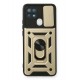 Newface Oppo A15S Kılıf Pars Lens Yüzüklü Silikon - Gold Newface Oppo A15S Kılıf Pars Lens Yüzüklü Silikon - Gold