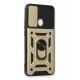 Newface Oppo A15S Kılıf Pars Lens Yüzüklü Silikon - Gold Newface Oppo A15S Kılıf Pars Lens Yüzüklü Silikon - Gold