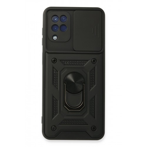 Newface Samsung Galaxy M32 Kılıf Pars Lens Yüzüklü Silikon - Siyah Newface Samsung Galaxy M32 Kılıf Pars Lens Yüzüklü Silikon - Siyah