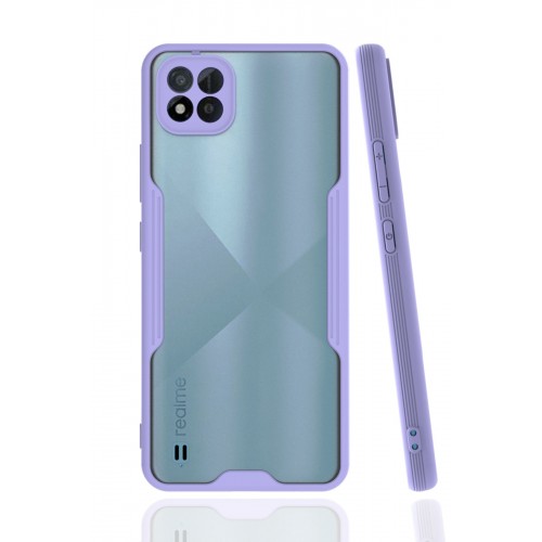 Newface Realme C11 2021 Kılıf Platin Silikon - Lila Newface Realme C11 2021 Kılıf Platin Silikon - Lila
