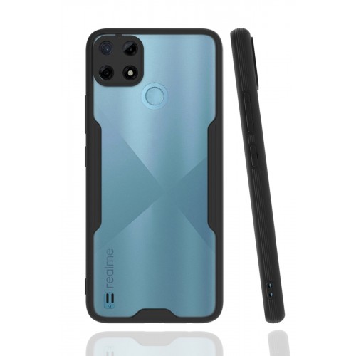Newface Realme C25Y Kılıf Platin Silikon - Siyah Newface Realme C25Y Kılıf Platin Silikon - Siyah
