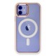 Newface iPhone 12 Kılıf Room Magneticsafe Silikon - Pudra Newface iPhone 12 Kılıf Room Magneticsafe Silikon - Pudra
