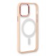 Newface iPhone 12 Pro Kılıf Room Magneticsafe Silikon - Pudra Newface iPhone 12 Pro Kılıf Room Magneticsafe Silikon - Pudra