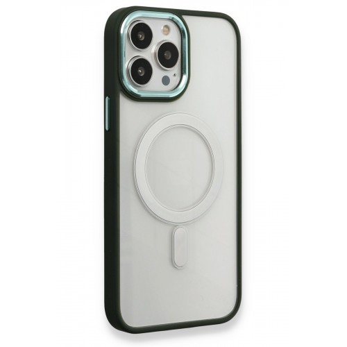 Newface iPhone 13 Pro Kılıf Room Magneticsafe Silikon - Köknar Yeşili Newface iPhone 13 Pro Kılıf Room Magneticsafe Silikon - Köknar Yeşili