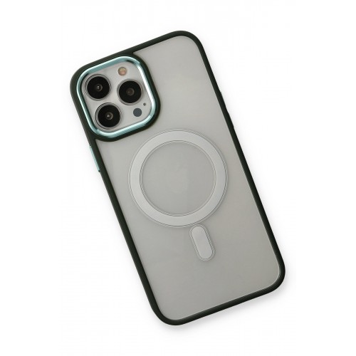 Newface iPhone 13 Pro Kılıf Room Magneticsafe Silikon - Köknar Yeşili Newface iPhone 13 Pro Kılıf Room Magneticsafe Silikon - Köknar Yeşili