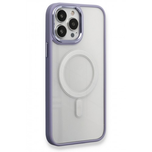 Newface iPhone 13 Pro Kılıf Room Magneticsafe Silikon - Lila Newface iPhone 13 Pro Kılıf Room Magneticsafe Silikon - Lila