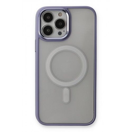 Newface iPhone 13 Pro Kılıf Room Magneticsafe Silikon - Lila Newface iPhone 13 Pro Kılıf Room Magneticsafe Silikon - Lila