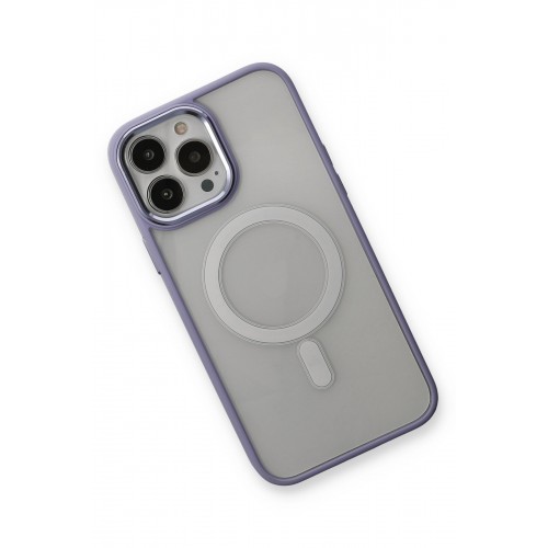 Newface iPhone 13 Pro Kılıf Room Magneticsafe Silikon - Lila Newface iPhone 13 Pro Kılıf Room Magneticsafe Silikon - Lila