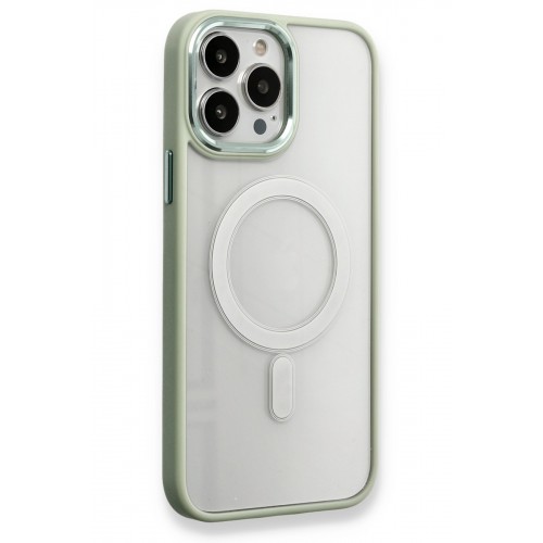 Newface iPhone 13 Pro Kılıf Room Magneticsafe Silikon - Su Yeşili Newface iPhone 13 Pro Kılıf Room Magneticsafe Silikon - Su Yeşili