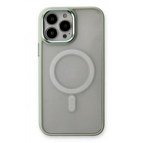 Newface iPhone 13 Pro Kılıf Room Magneticsafe Silikon - Su Yeşili Newface iPhone 13 Pro Kılıf Room Magneticsafe Silikon - Su Yeşili