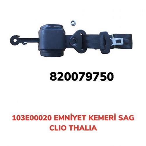 EMNİYET KEMERİ OTOMATİK SAĞ CLIO-THALIA EMNİYET KEMERİ OTOMATİK SAĞ CLIO-THALIA