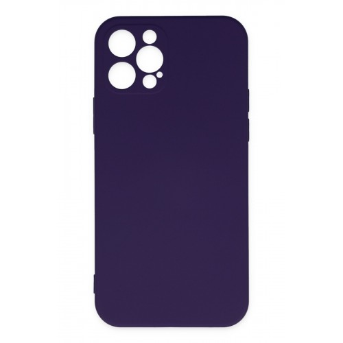 Newface iPhone 12 Pro Kılıf Nano içi Kadife Silikon - Mor Newface iPhone 12 Pro Kılıf Nano içi Kadife Silikon - Mor