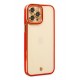 Newface iPhone 12 Pro Kılıf Liva Lens Silikon - Kırmızı Newface iPhone 12 Pro Kılıf Liva Lens Silikon - Kırmızı