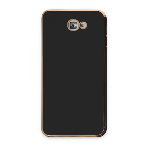 Newface Samsung Galaxy J7 Prime Kılıf Volet Silikon - Siyah