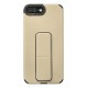 Newface iPhone 8 Plus Kılıf Mega Standlı Silikon - Gold Newface iPhone 8 Plus Kılıf Mega Standlı Silikon - Gold