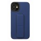 Newface iPhone 12 Kılıf Mega Standlı Silikon - Mavi Newface iPhone 12 Kılıf Mega Standlı Silikon - Mavi