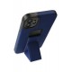 Newface iPhone 12 Kılıf Mega Standlı Silikon - Mavi Newface iPhone 12 Kılıf Mega Standlı Silikon - Mavi
