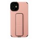Newface iPhone 12 Kılıf Mega Standlı Silikon - Pudra Newface iPhone 12 Kılıf Mega Standlı Silikon - Pudra