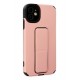 Newface iPhone 12 Kılıf Mega Standlı Silikon - Pudra Newface iPhone 12 Kılıf Mega Standlı Silikon - Pudra