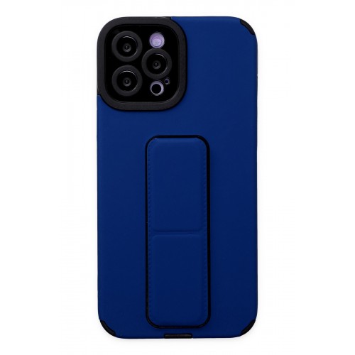Newface iPhone 12 Pro Kılıf Mega Standlı Silikon - Mavi Newface iPhone 12 Pro Kılıf Mega Standlı Silikon - Mavi