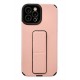 Newface iPhone 12 Pro Max Kılıf Mega Standlı Silikon - Pudra Newface iPhone 12 Pro Max Kılıf Mega Standlı Silikon - Pudra