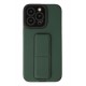 Newface iPhone 13 Pro Max Kılıf Mega Standlı Silikon - Yeşil Newface iPhone 13 Pro Max Kılıf Mega Standlı Silikon - Yeşil