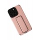Newface iPhone 13 Pro Max Kılıf Mega Standlı Silikon - Pudra Newface iPhone 13 Pro Max Kılıf Mega Standlı Silikon - Pudra