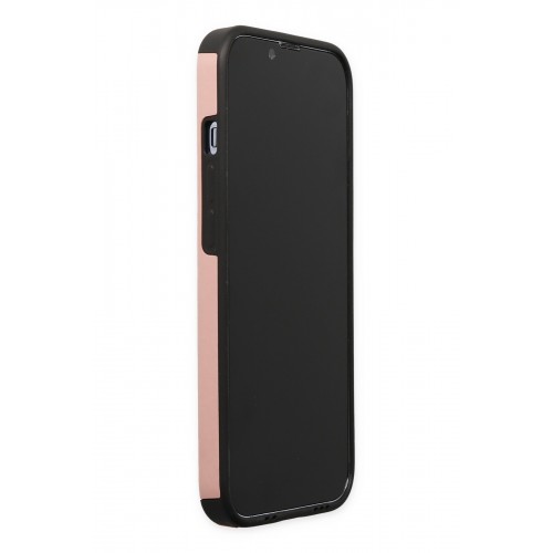 Newface iPhone 13 Pro Max Kılıf Mega Standlı Silikon - Pudra Newface iPhone 13 Pro Max Kılıf Mega Standlı Silikon - Pudra