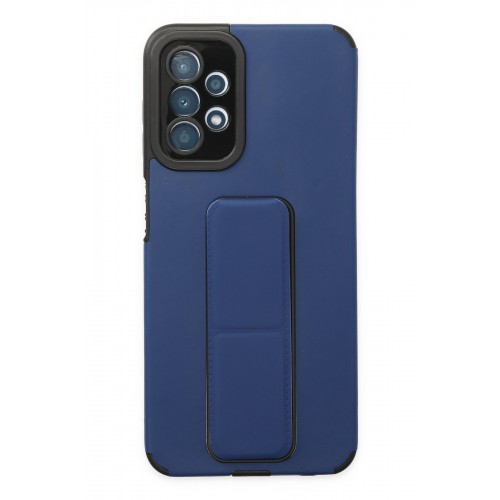 Newface Samsung Galaxy A13 4G Kılıf Mega Standlı Silikon - Mavi Newface Samsung Galaxy A13 4G Kılıf Mega Standlı Silikon - Mavi