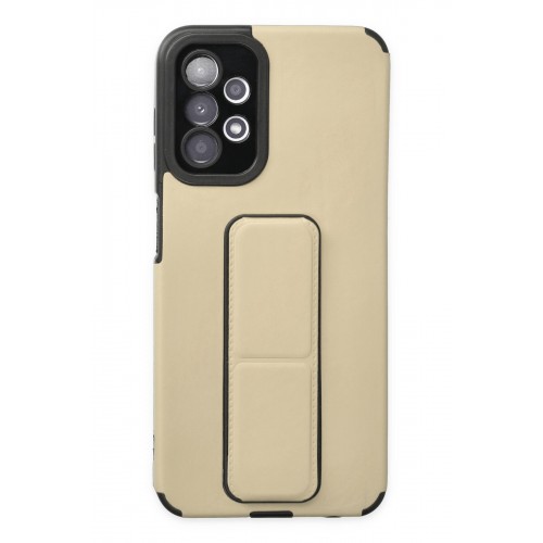 Newface Samsung Galaxy A13 4G Kılıf Mega Standlı Silikon - Gold Newface Samsung Galaxy A13 4G Kılıf Mega Standlı Silikon - Gold